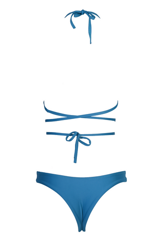 Mediterranean Charm Bottom Blue